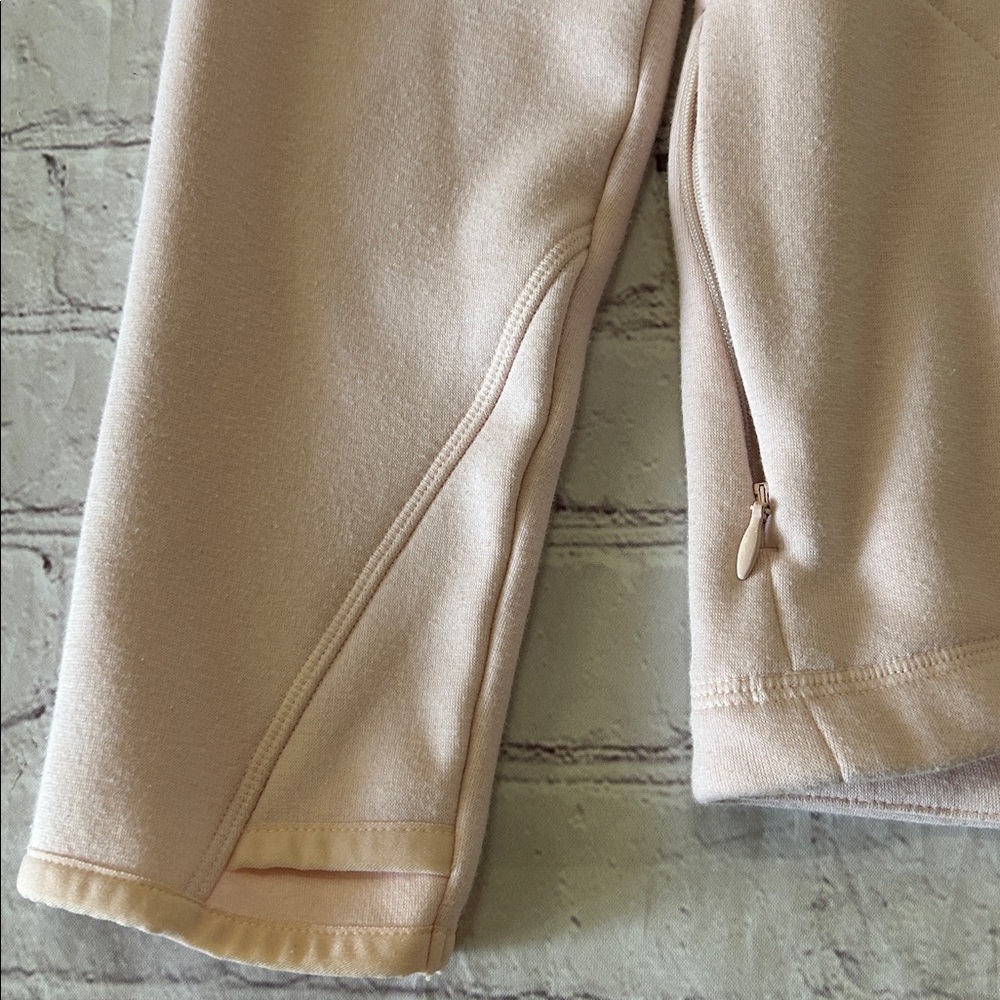 Athleta Girl Light Pink Cozy Karma Wrap Fleece Sweater XXL / 16 Soft Pockets - Picture 3 of 8